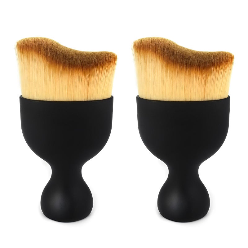 Eiruseed Car Interior Cleaning Brush Car Duster Interior with Ultra Soft Bristles Auto Detailing Brushes Dusting Car Accessories for Dashboard  AC Vents  Leather  Scratch-Free (2Pack) - Image 1